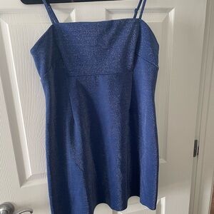 Wild Fable 90s Periwinkle Sparkle Mini Dress